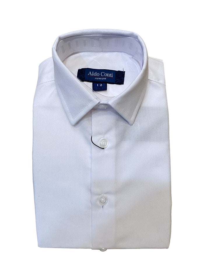 Camisa Vestir Blanca Aldo Conti Junior – aldocontijr